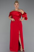 Long Red Formal Plus Size Dress ABU5047