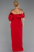 Long Red Formal Plus Size Dress ABU5047