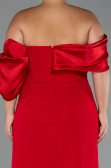 Long Red Formal Plus Size Dress ABU5047