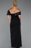 Long Black Formal Plus Size Dress ABU5047