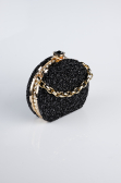 Black-Gold Stony Night Bag SH854