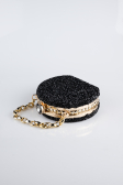 Black-Gold Stony Night Bag SH854