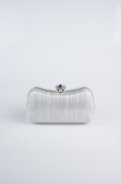Silver Laser Cut Night Bag SH855