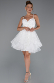 Short White Party Dress ABK2435
