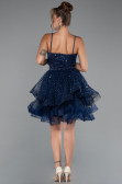 Short Navy Blue Party Dress ABK2435
