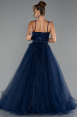 Long Navy Blue Evening Dress ABU5279