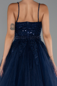 Long Navy Blue Evening Dress ABU5279