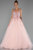 Long Powder Color Evening Dress ABU5279