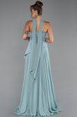Long Turquoise Chiffon Evening Dress ABU5280