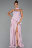 Long Powder Color Chiffon Evening Dress ABU5280