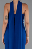 Long Sax Blue Mermaid Evening Gown ABU5282