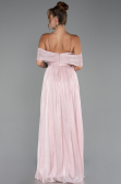 Long Powder Color Chiffon Cocktail Dress ABU5283