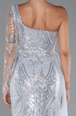 Long Light Blue Beaded Evening Dress ABU5269