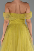 Long Pistachio Green Evening Dress ABU5302