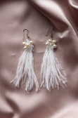 White Earring TK228