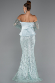 Long Mint Beaded Evening Dress ABU5303