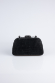 Black Patterned Night Bag SH839