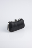 Black Laser Cut Night Bag SH855