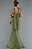 Long Olive Drab Mermaid Prom Dress ABU5329