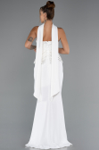 Long White Evening Dress ABU5320