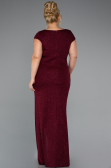 Long Burgundy Formal Plus Size Dress ABU5317