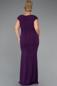 Long Purple Formal Plus Size Dress ABU5317