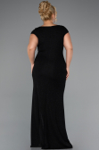 Long Black Formal Plus Size Dress ABU5317