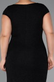 Long Black Formal Plus Size Dress ABU5317