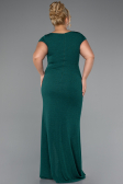 Long Emerald Green Formal Plus Size Dress ABU5317