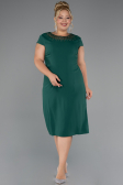 Midi Green Plus Size Cocktail Dress ABK2445