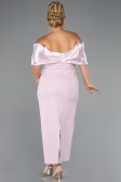 Midi Powder Color Plus Size Cocktail Dress ABK2379