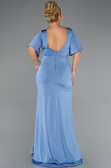 Long Indigo Plus Size Evening Dress ABU5287