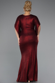 Long Burgundy Plus Size Evening Dress ABU3280