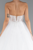 Long White Wedding Dress ABG159