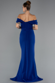 Long Sax Blue Mermaid Evening Gown ABU5350