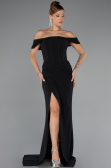 Long Black Mermaid Evening Gown ABU5350