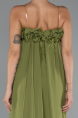 Long Pistachio Green Chiffon Prom Gown ABU5351