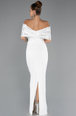 Long White Evening Dress ABU5352