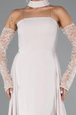 Long Beige Evening Dress ABU5355