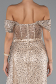 Long Gold Evening Dress ABU5338