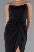 Long Black Prom Gown ABU5339