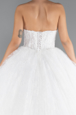Long White Dantelle Wedding Dress ABG163