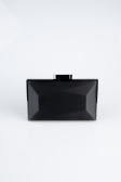 Black Satin Night Bag V740