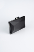 Black Satin Night Bag V740