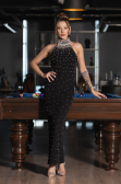 Midi Black Evening Dress ABK2399