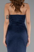 Long Navy Blue Prom Gown ABU5389