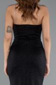 Long Black Prom Gown ABU5389
