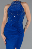 Long Sax Blue Evening Dress ABU5422