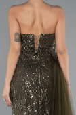 Long Olive Drab Evening Dress ABU5425