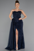 Long Navy Blue Evening Dress ABU5425
